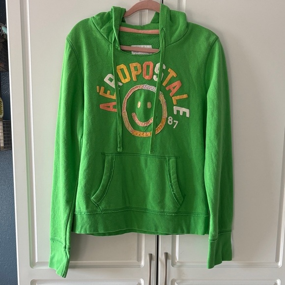 Aeropostale Jackets & Blazers - Y2K Aeropostale Green Hoodie